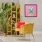 Stupell Industries Pineapple on Pink Framed Giclee Wall Art Design by Patricia Pinto